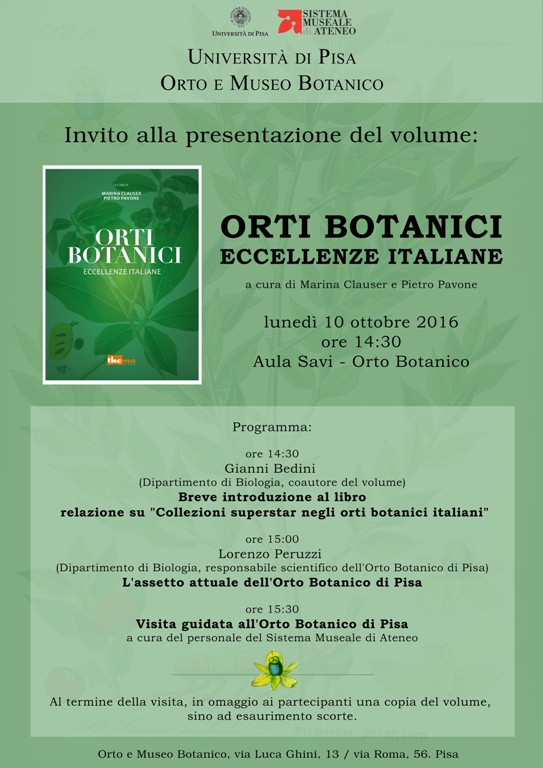 Presentazione Orti botanici eccellenze italiane web